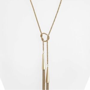 Kendra Scott Phara Lariat Necklace in Gold